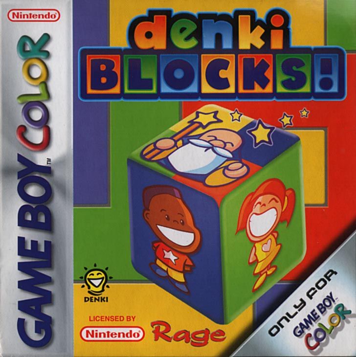 Denki Blocks box art for GameBoy Advance